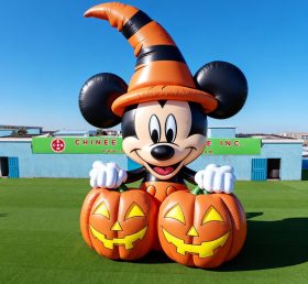 Cartoon3-253 Modelo Inflável de Halloween do Mickey Mouse