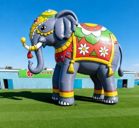 Modelo Inflável de Elefante Decorado Cartoon3-257