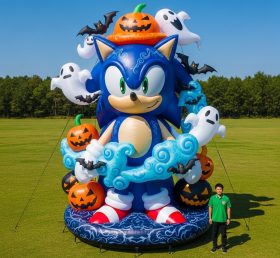 Cartoon3-268 Sonic Inflável de Halloween Cartoon