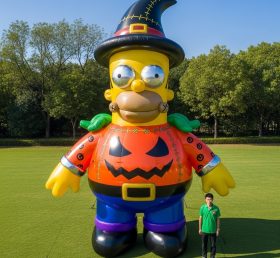 Cartoon3-281 Os Simpsons Inflável de Halloween Cartoon