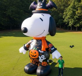 Cartoon3-298 Snoopy Inflável de Halloween Desenhos Animados