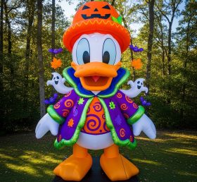 Cartoon3-305 Pato Donald Inflável de Halloween Desenhos Animados