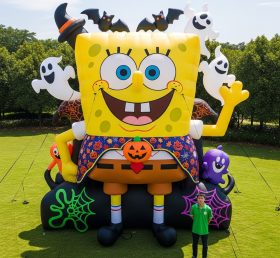 Cartoon3-314 Bob Esponja Inflável de Halloween Desenhos Animados