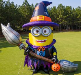 Cartoon3-316 Minions Halloween Inflável Desenho Animado