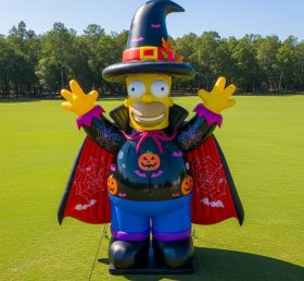Cartoon3-321 Os Simpsons Inflável de Halloween Desenho Animado