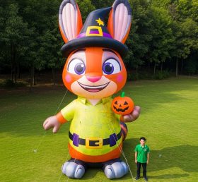 Cartoon3-329 Coelho de Zootopia de Halloween Inflável Desenhos Animados