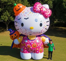 Cartoon3-358 Hello Kitty Halloween Infláveis de Desenhos Animados