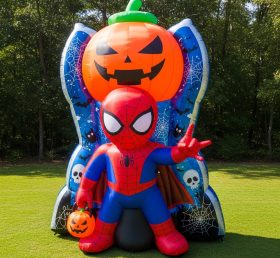 Cartoon3-361 Homem-Aranha Inflável de Halloween Desenho Animado
