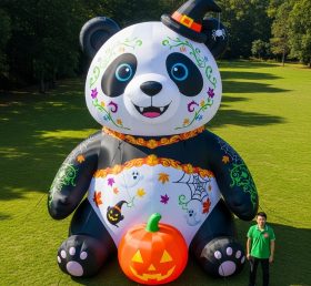 Cartoon3-387 Pandas de Halloween Infláveis
