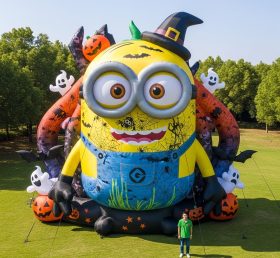 Cartoon3-396 Minions Inflável de Halloween Desenhos Animados