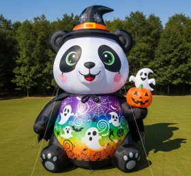 Cartoon3-398 Panda de Halloween Inflável de Desenhos Animados