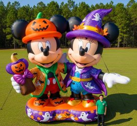 Cartoon3-404 Desenhos Infláveis de Halloween do Mickey e Minnie