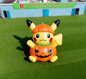 Cartoon3-439 Pikachu Inflável de Halloween Desenho Animado