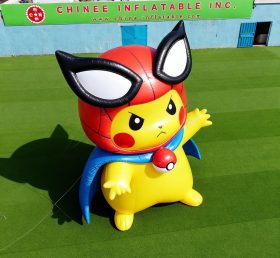 Cartoon3-472 Homem-Aranha Pokémon Pikachu Inflável Desenho Animado