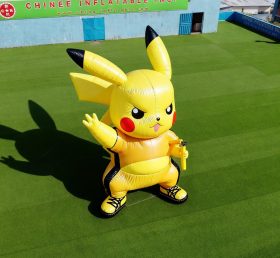 Cartoon3-473 Pikachu estilo Bruce Lee Desenho Inflável