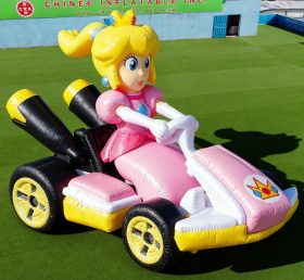 Cartoon3-481 Carrinho Inflável de Princesa Super Mario Desenhos Animados