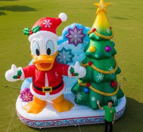 Cartoon3-541 Pato Donald Tema de Natal Inflável Desenho Animado