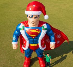 Cartoon3-546 Superman Natal Inflável Desenho Animado