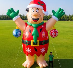 Cartoon3-558 Os Flintstones Inflável de Natal Desenhos Animados