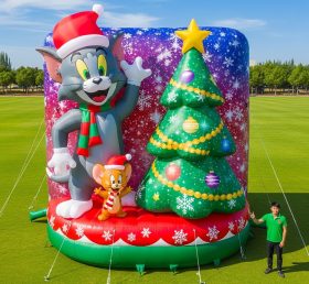 Cartoon3-559 Tom e Jerry Inflável de Natal Desenhos Animados