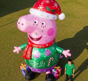 Cartoon3-561 Desenhos Infláveis de Natal da Peppa Pig