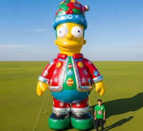 Cartoon3-597 Inflável de Natal dos Simpsons