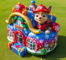 Cartoon3-606 Decorações Infláveis de Natal da Patrulha Canina
