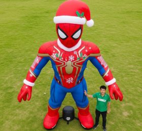 Cartoon3-608 Homem-Aranha Natal Inflável Desenhos Animados