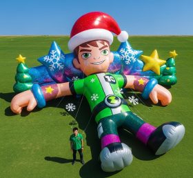 Cartoon3-610 Ben 10 Natal Inflável Desenho Animado