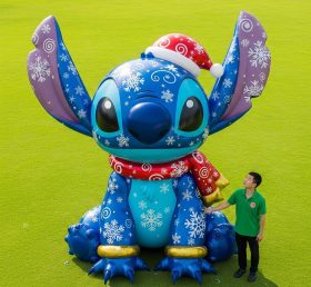 Cartoon3-620 Lilo & Stitch Inflável de Natal de Desenhos Animados