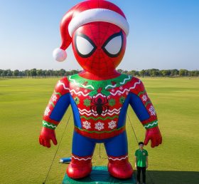 Cartoon3-629 Homem-Aranha Inflável de Natal Desenho Animado