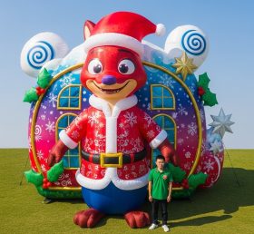 Cartoon3-633 Raposa de Zootopia de Natal Inflável de Desenhos Animados