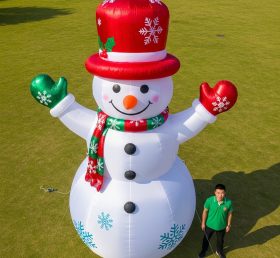 Cartoon3-648 Boneco de Neve Inflável de Natal