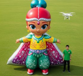 Cartoon3-651 Shimmer & Shine Inflável Desenho Animado