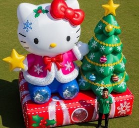 Cartoon3-657 Hello Kitty Infláveis de Natal