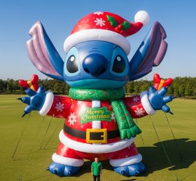 Cartoon3-664 Inflável de Natal do Lilo & Stitch Cartoon