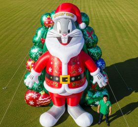 Cartoon3-667 Looney Tunes Inflável de Papai Noel Desenhos Animados