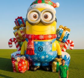 Cartoon3-668 Minions Natal Infláveis Desenhos Animados