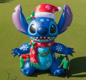 Cartoon3-676 Lilo & Stitch Inflável de Natal de Desenho Animado