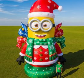 Cartoon3-677 Desenhos Animados Infláveis de Minion de Natal