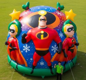 Cartoon3-681 Globo de Neve de Natal Os Incríveis Decoração de Festa e Evento