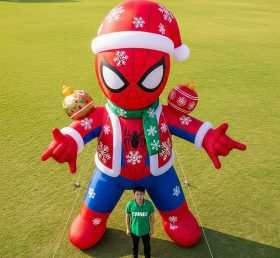 Cartoon3-689 Homem-Aranha Inflável de Natal Desenhos Animados
