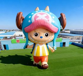 Cartoon3-697 Pop Mart Labubu One Piece Chopper Desenhos Infláveis