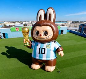 Cartoon3-725 Pop Mart Labubu Tema Copa do Mundo Bonecos Infláveis