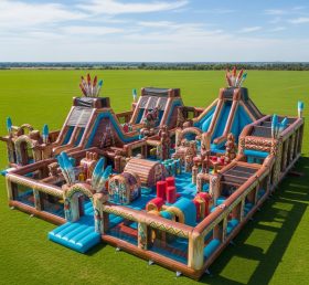 GF2-343 Parque Inflável com Tema Indígena Americano