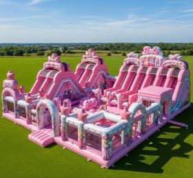 GF2-345 Parque Inflável com Tema da Barbie