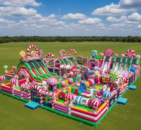 GF2-357 Parque Inflável com Tema de Doces