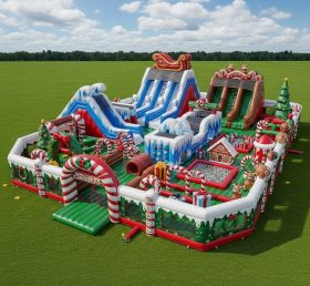 GF2-360 Parque Inflável com Tema de Natal