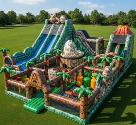 GF2-373 Parque Inflável com Tema de Dinossauro