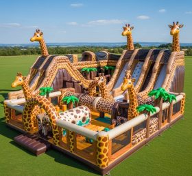 GF2-402 Parque Inflável com Tema de Girafa